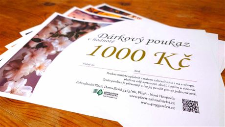 Dárkový poukaz elektronický 1000 Kč