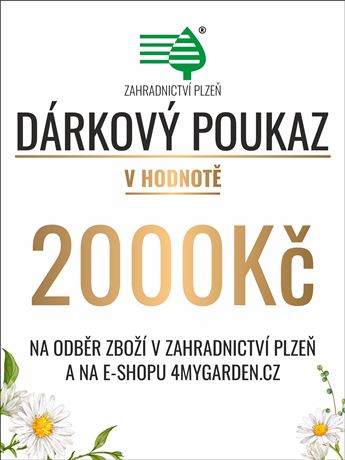 Dárkový poukaz elektronický 2000 Kč