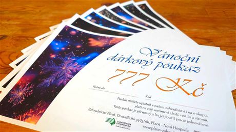 Vánoční dárkový poukaz elektronický 777 Kč