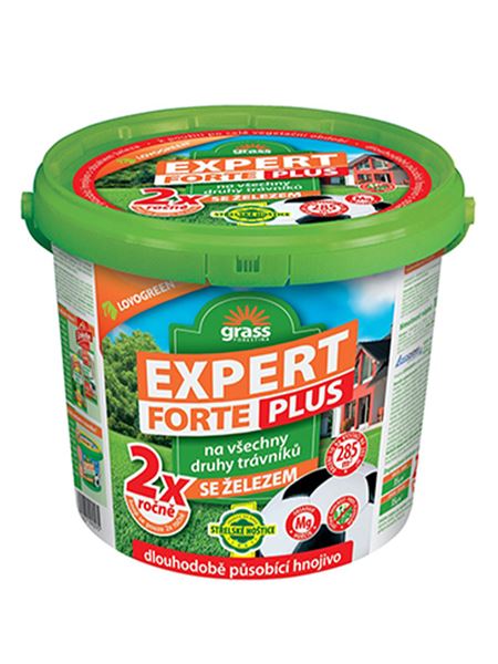 Expert PLUS FORTE trávníkové hnojivo (Forestina) KBELÍK 10 kg