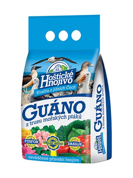 Guáno (Hoštické hnojivo) 2,5 kg