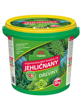 Hnojivo Jehličnany a okrasné dřeviny (Forestina) KBELÍK 10 kg