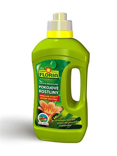 Hnojivo kapalné Pokojové rostliny proti smutnicím (Floria) 500 ml