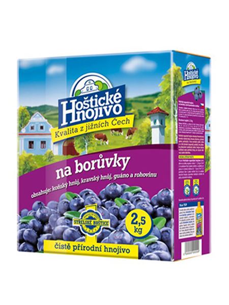 Hnojivo s guánem Borůvky (Hoštické hnojivo) 2,5 kg