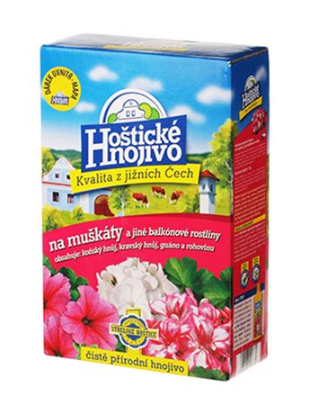 Hnojivo s guánem Muškáty (Hoštické hnojivo) 1 kg