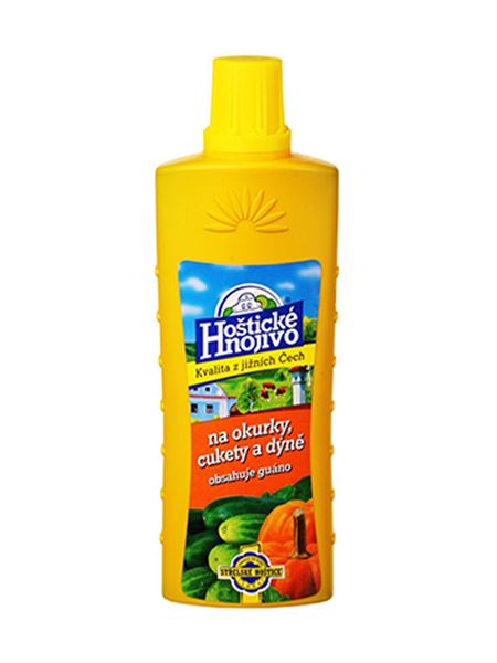 Hnojivo tekuté s guánem Okurky, cukety a dýně (Hoštické hnojivo) 500 ml