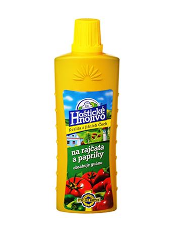 Hnojivo tekuté s guánem Rajčata a papriky (Hoštické hnojivo) 500 ml
