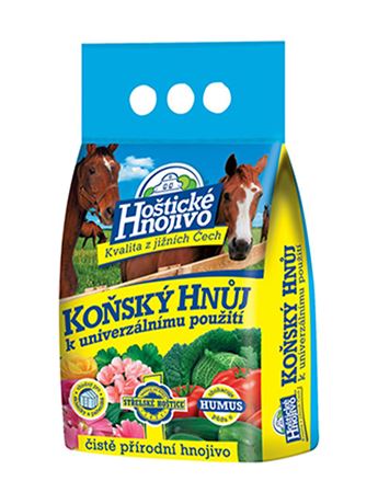 Koňský hnůj (Hoštické hnojivo) 2,5 kg