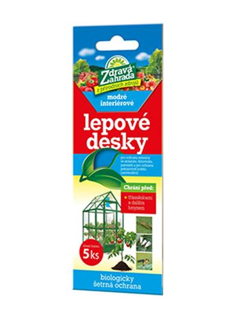 Lepové desky modré interiérové (Zdravá zahrada) 5 ks