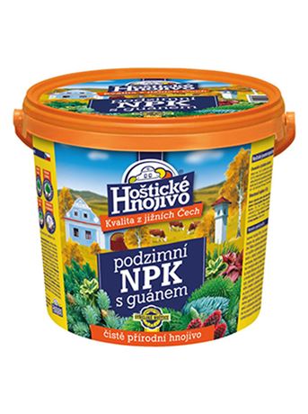 NPK s guánem Podzim (Hoštické hnojivo) KBELÍK 4,5 kg