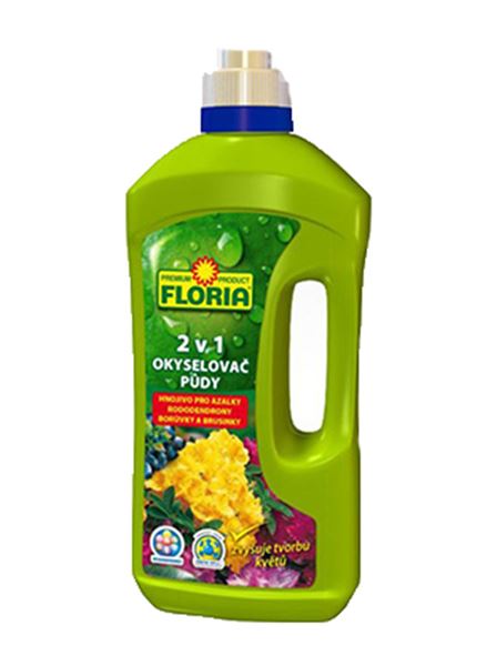 Okyselovač a kapalné hnojivo Azalky a rododendrony (Floria) 1 l