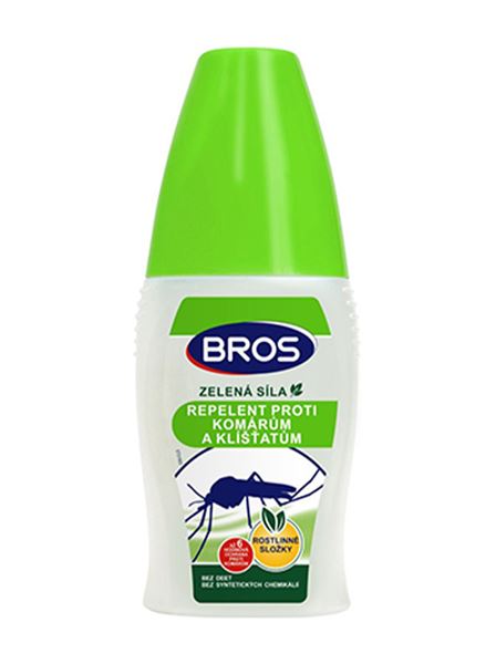 Repelent proti komárům a klíšťatům Zelená síla (Bros) 50 ml