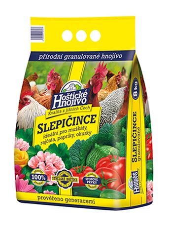 Slepičince granulované (Hoštické hnojivo) 8 kg
