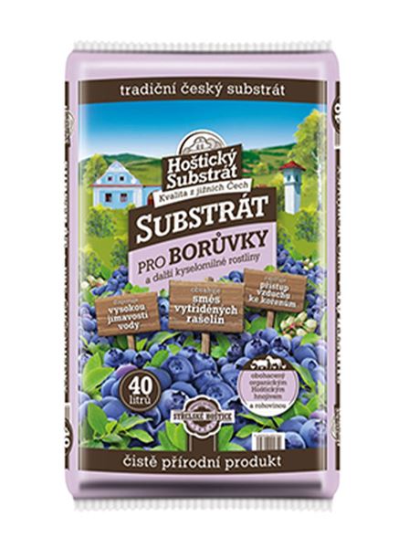 Substrát Borůvky (Hoštický substrát) 40 l