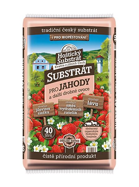 Substrát Jahody (Hoštický substrát) 40 l