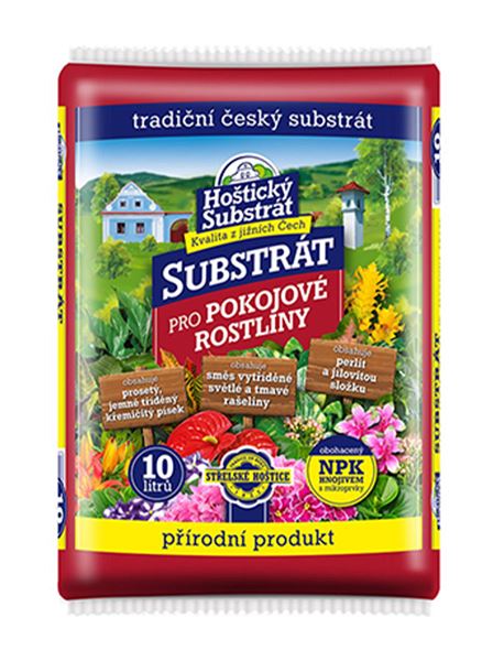 Substrát Pokojové rostliny (Hoštický substrát) 10 l