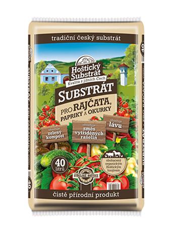 Substrát Rajčata a papriky (Hoštický substrát) 40 l