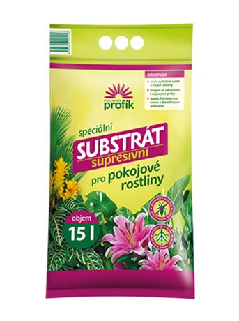 Substrát supresivní Pokojové rostliny (Profík) 15 l