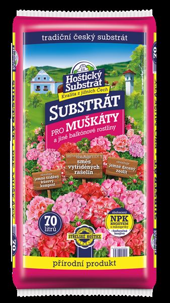 Substrát Muškáty (Forestina) 70 l