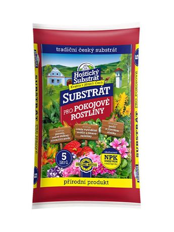 Substrát Pokojové rostliny (Hoštický substrát) 5 l