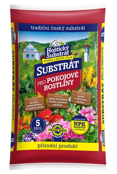 Substrát Pokojové rostliny (Hoštický substrát) 5 l