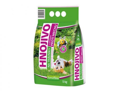 Hnojivo Trávníkové proti mechu (Forestina) 5 kg