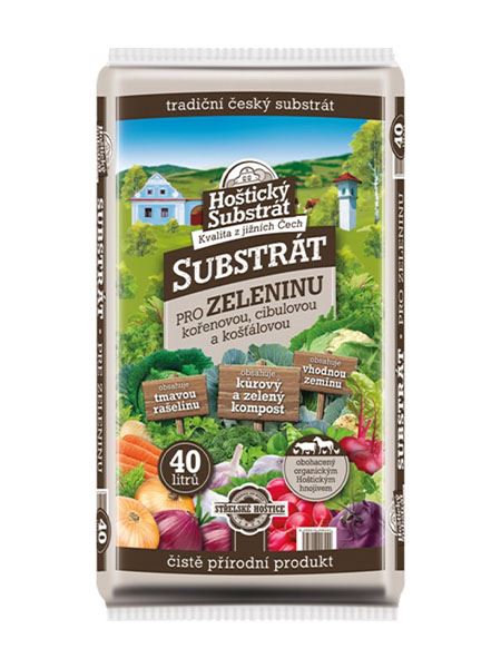 substrát Zelenina (Hoštický substrát) 40 l