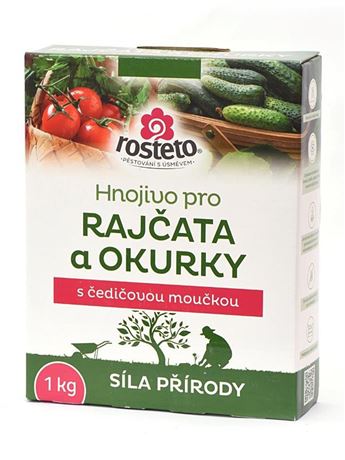 Hnojivo s čedičovou moučkou - rajčata a okurky (Rosteto) 1 kg