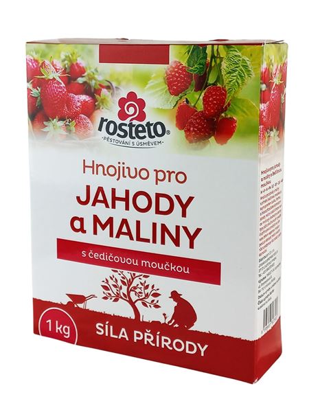 Hnojivo s čedičovou moučkou - jahody a maliny (Rosteto) 1 kg