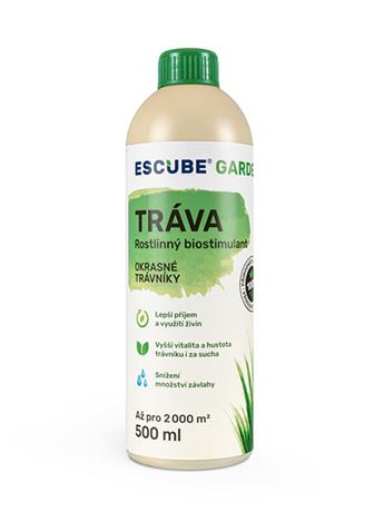 rostlinný biostimulant (Escube Garden) pro trávníky 500 ml