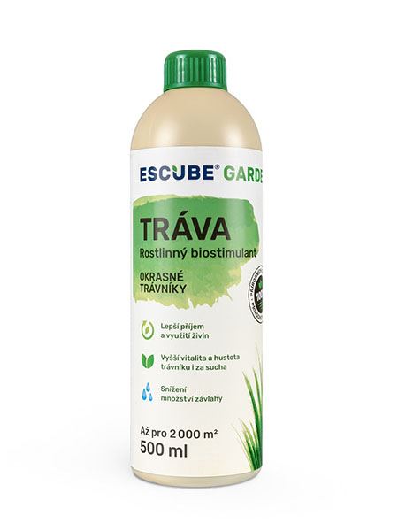 rostlinný biostimulant (Escube Garden) pro trávníky 500 ml
