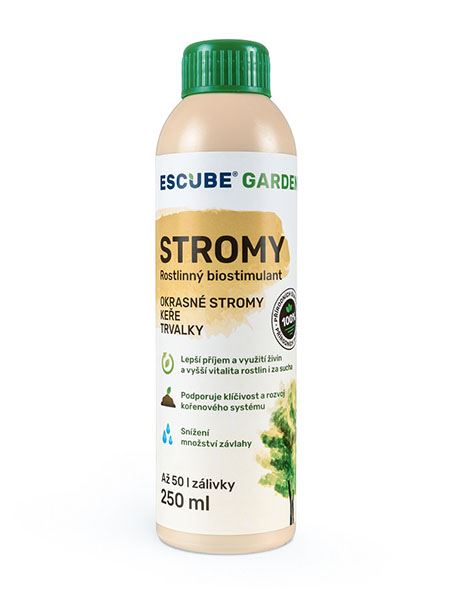 rostlinný biostimulant (Escube Garden) pro okrasné stromy a keře 250 ml