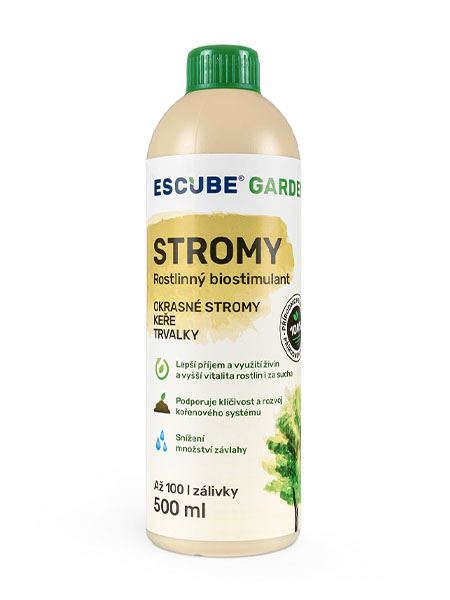 rostlinný biostimulant (Escube Garden) pro okrasné stromy a keře 500 ml