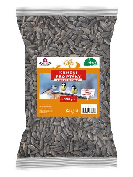 krmivo pro ptactvo Slunečnice černá (Rosteto) 800 g