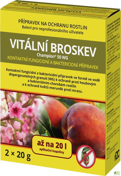 Vitální broskev 2x 20 g