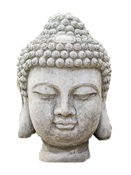 Figurka 101 Hlava Buddhy beton 31 cm