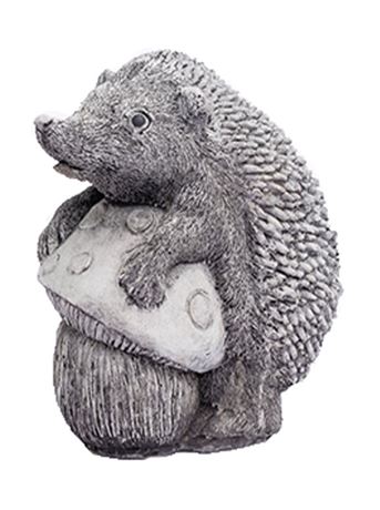 Figurka 326 Ježek s houbou beton 15 cm