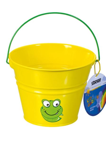 Dětský kyblík (Stocker) žlutý kov