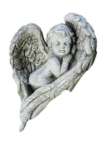 Figurka 204 Andílek v křídlech beton 15 cm