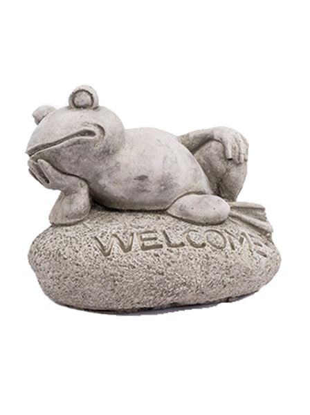 Figurka 333 Vítající žába beton 17 cm