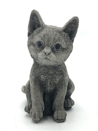 Figurka 350 Sedící koťátko beton 16 cm