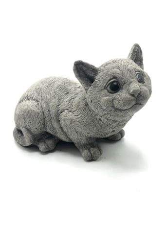 Figurka 351 Usměvavá kočka beton 16 cm