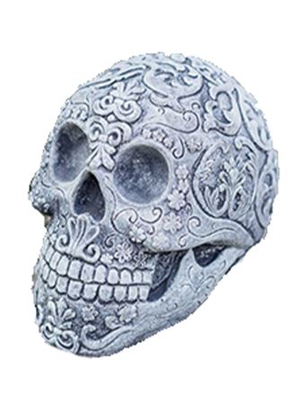 Figurka 502 Střední lebka beton 24 cm
