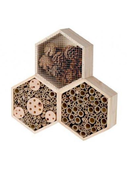 Hmyzí hotel Hexagon 35 x 35 x 7,5 cm