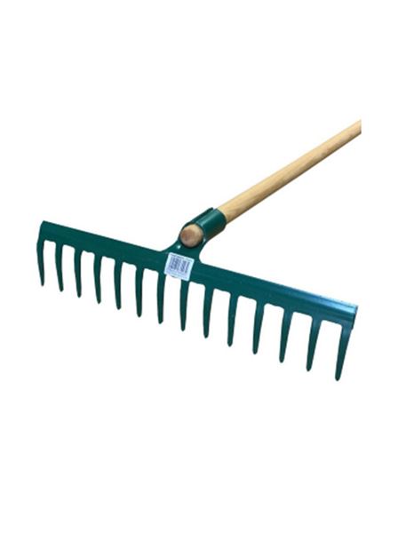 Hrábě ocel 14 zubů s násadou 150 cm (Profi český výrobek)
