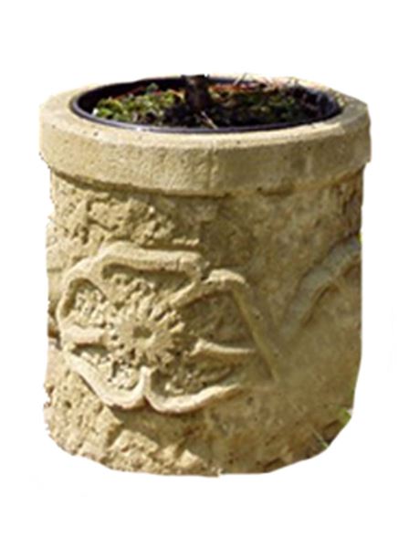 Koryto KR39A umělý pískovec přírodní pr. 21 cm, v. 22 cm
