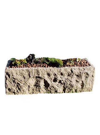 Koryto OB34 umělý pískovec přírodní 73 x 27 x 22 cm