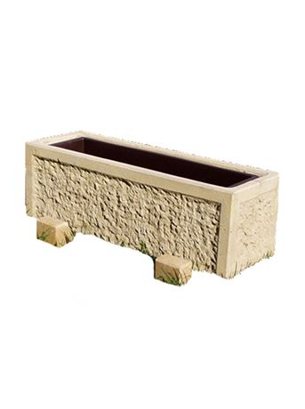 Koryto OB35C umělý pískovec přírodní 68 x 23 x 22 cm