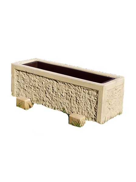 Koryto OB35C umělý pískovec přírodní 68 x 23 x 22 cm