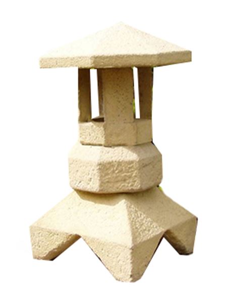 Lampička L02 umělý pískovec přírodní 28 x 26 x 51 cm